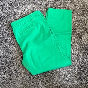 Green Ankle Pants